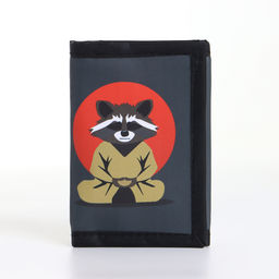 Кошелёк детский на липучке «Выбражулька», тёмно-серый