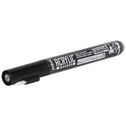 PEBEO Маркер акриловый Acrylic Marker 0.7 мм перо круглое 6 шт. 201355 (205655) черный мерцающий  фото 3