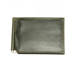 Зажим для купюр Croco-зк-301 (6 карм) натуральная кожа зеленый тем пулл-ап (205) 262758  фото 2