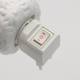 Светильник «Цветы» 1×7 Вт Е11 белый 7×7×12 см