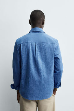 WASHED STRIPED SHIRT - Zara фото 3