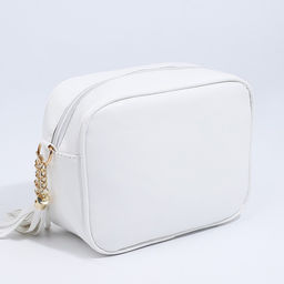 Сумка кросс-боди на молнии, цвет белый - Simaland фото 2