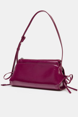 BOLSO HOMBRO LAZOS / Violeta Berenjena - Zara фото 3