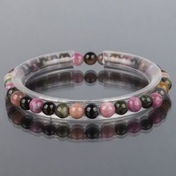 Браслет из Турмалина микс 17 см