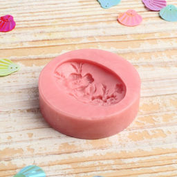 Молд силикон для полимерной глины №016 "Букетик" 4х3 см  МИКС