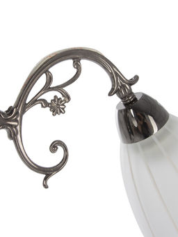 Люстра ЭкономСвет 4671/5AN, 5×40 Вт, E27, 55×55×33 см, цвет чёрный хром