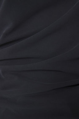 Antrasit More Sustainable Modal Icerikli Drape Detayl? Degaje Yaka Orme Bluz TWOSS25BZ00428