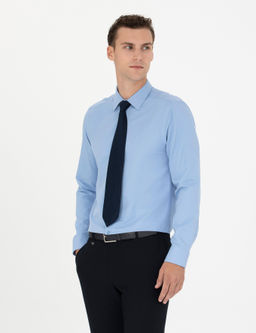 Mavi Slim Fit Uzun Kollu Basic G_mlek