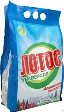 ЛОТОС-М стир.порошок 3кг Универсал (п/э пакет)