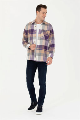 U. S. Polo Assn Мужская рубашка Lumberjack светло-коричневого цвета - U.s. polo assn фото 4