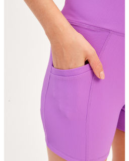 Шорты в рубчик PREMIUM сирень - Rowan фото 4