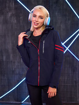 Женская мембранная куртка виндстоппер на флисе Azimuth Заря 124/23982_705 Темно-Синий  фото 33