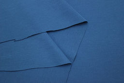 Трикотаж Интерлок цв.Лазурно-синий, ш.1.65м, Пенье, хл-100%, 200гр/м.кв - Купава фото 6