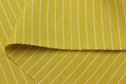 Пестрядь Средняя полоска на св.золотисто-оливковом, СОРТ2, ш.1.40м, хл-95%, п/э-5%, 140гр/м.кв - Купава фото 4