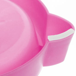 Цена за 4 шт. Миска пластиковая "Мр. Томас", цвет розовый, 14*4см