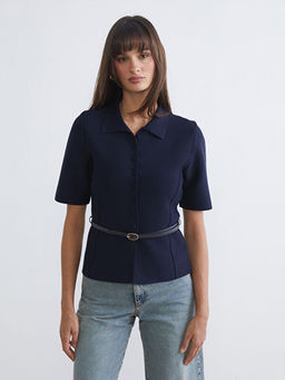 Beli Kemerli Kad?n Triko H?rka