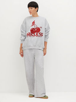 Утепленный свитшот оверсайз Success - NEVERLATE фото 5