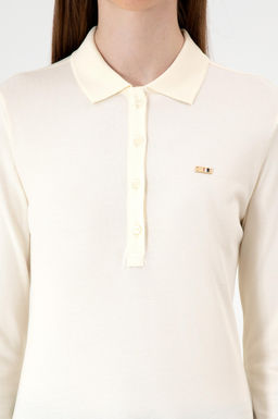 Kad_n BEYAZ Basic Sweatshirt Sepette S_rpriz _ndirim - U.s. polo assn фото 7