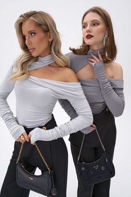 Лонгслив Крис (тёмно-серый) - Эльза фото 8