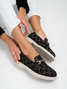 Лоферы туфли 172.1841be.Черный гуччи