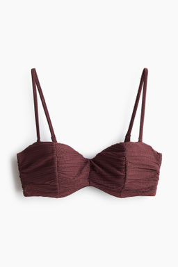 Top de bikini balconette con copas acolchadas