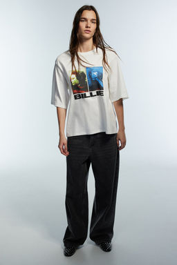 Camiseta oversize con motivo estampado - H&m фото 3