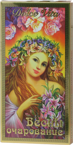 Dolche Vita. Шоколад Весны очарование (темный) 100 гр. карт.упаковка