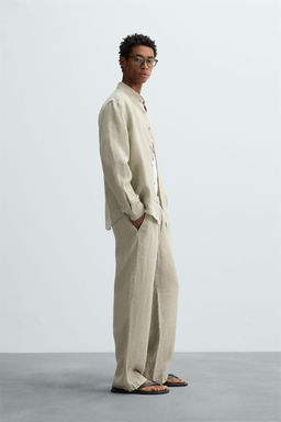 100% LINEN SHIRT - Zara фото 28