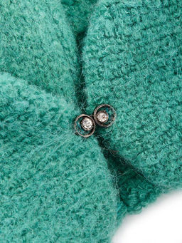 Шапка жен. кид-мох+альп+шерсть LB-N88031A green - Labbra фото 3