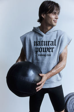 Sudadera de deporte sin mangas Loose Fit - H&m фото 2
