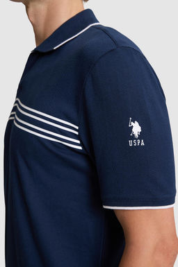 Erkek Lacivert Regular Fit Polo Yaka Ti__rt