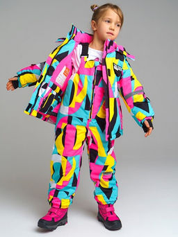 32222115 Комплект текстильный для девочек: куртка, полукомбинезон
