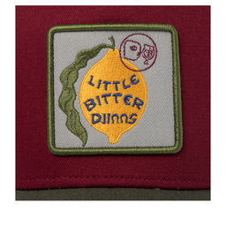 Бейсболка DJINNS арт. HFT Bitter (бордовый / оливковый)  фото 4