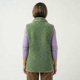 Жилет арт.3220-01-МВ/мол. воротник ТАРА Олива - Altro фото 2