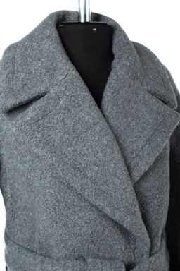 01-09985 Пальто женское демисезонное (пояс) - El podio фото 8