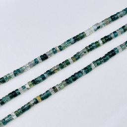 Бусины для украшений из мохового Агата 39 см