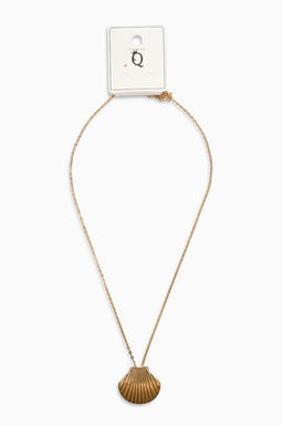 Цена за 2 шт. Кулон "Ракушка" вонголе, цвет золото 50+удл