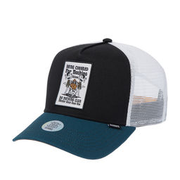 Бейсболка DJINNS арт. HFT Being Cheered (черный / темно-бирюзовый)