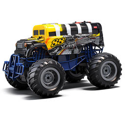 Машина "Монстр автобус" р/у, 27 MHz, в коробке