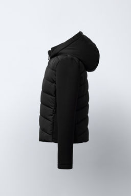 NEOPRENE-EFFECT SLEEVE PADDED JACKET - Zara фото 3
