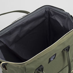 Сумка-рюкзак 2 в 1 на колёсах 18, отдел на молнии, наружный карман, цвет зелёный - Simaland фото 5