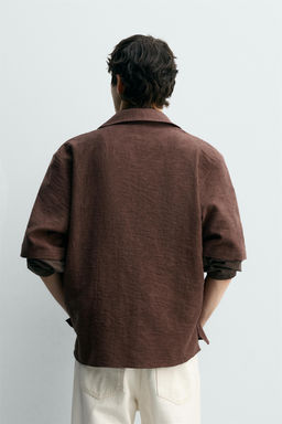 RELAXED FIT JACQUARD SHIRT - Zara фото 11
