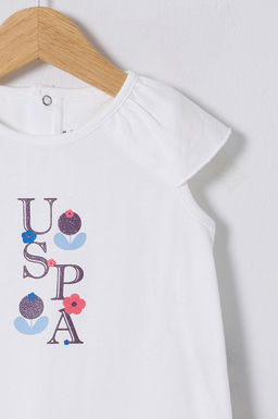 K_z Bebek Beyaz %100 Pamuk Ti__rt F_rf_r Pa_a _ort Tak_m 2li - U.s. polo assn фото 4