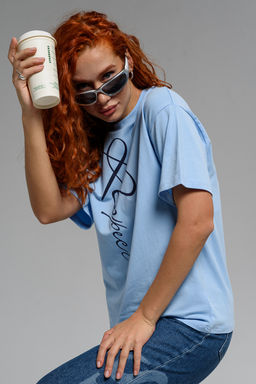 8506/1 Футболка женская оверсайз - Натали фото 232