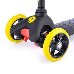 Самокат трёхколёсный ROCKET колёса PU, цвет желто-черный