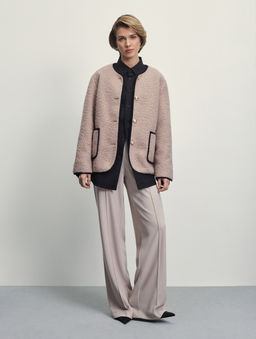 Куртка из искусственной овчины / Zarina  фото 2