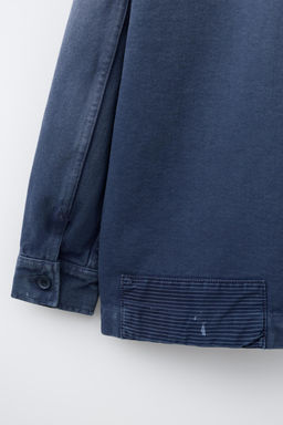 SOBRECAMISA EFECTO LAVADO / Azul - Zara фото 6