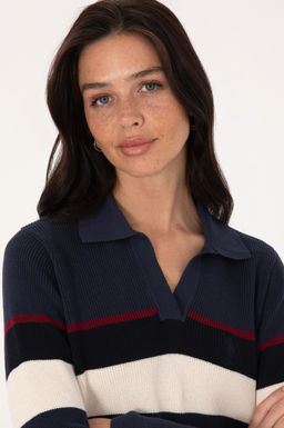 Kad_n A__k Lacivert Polo Yaka Kazak - U.s. polo assn фото 2