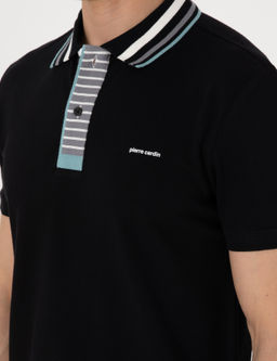 Siyah Slim Fit Ti__rt