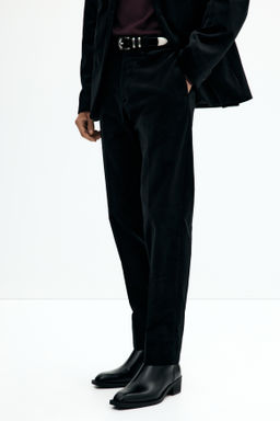 Pantal?n de traje de terciopelo Regular Fit - H&m фото 7